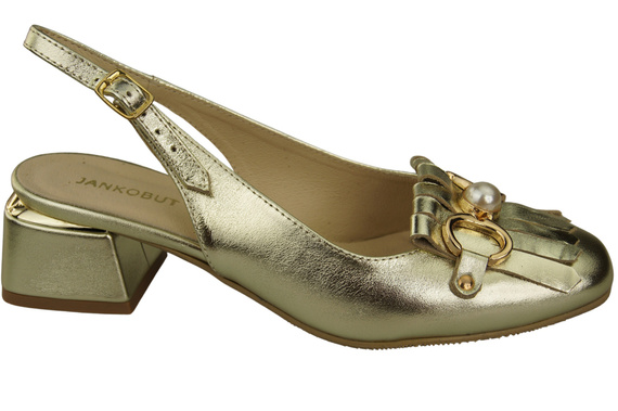 Women's Shoes Sandals Decorated with Fringes Natural Leather 208 ElitaBut