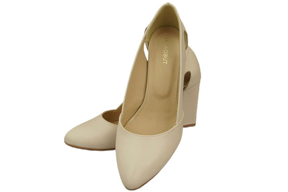 Women's shoes Pumps Natural leather 184 ElitaBut