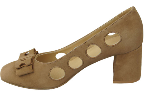 Women's shoes Pumps Natural leather suede 182 ElitaBut