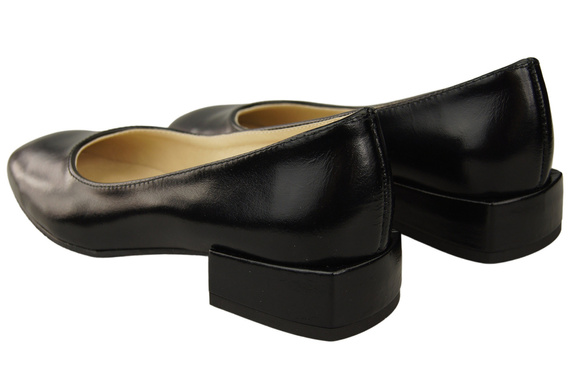 Comfortable Women's Shoes Flat Pumps, Natural Leather 204 ElitaBut