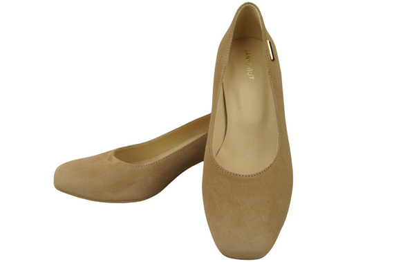 Comfortable Women's Shoes Pumps Natural Suede Leather 172 Z ElitaBut
