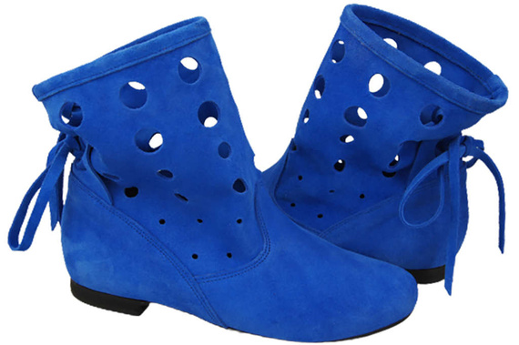 Shoes Boots Women's natural leather velor 160 ElitaBut