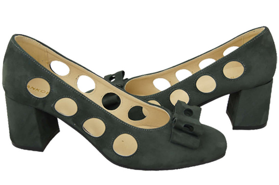 Women's shoes Pumps Natural leather suede 182 ElitaBut