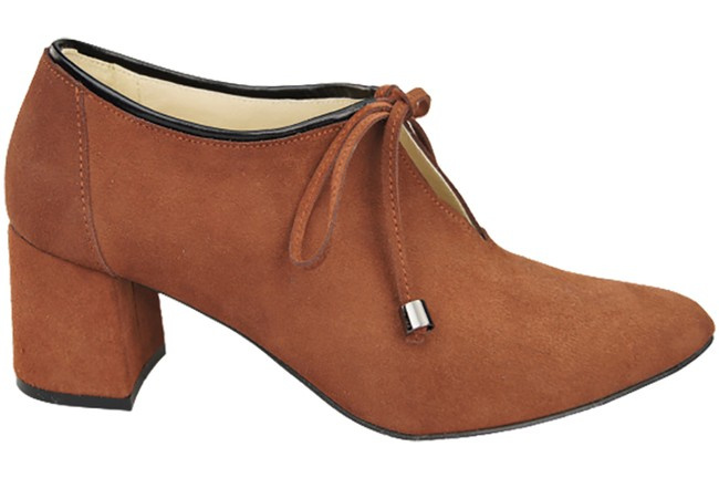 Women's shoes Low shoes Natural leather velor 183 ElitaBut