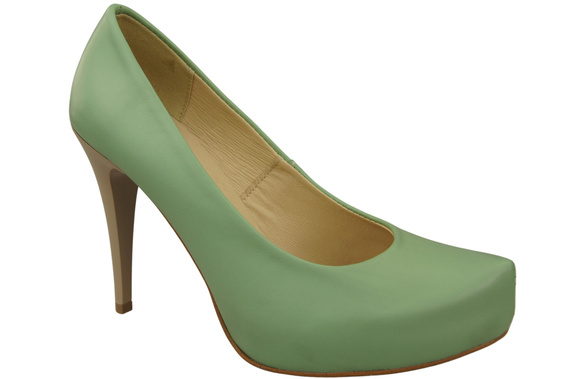 Women's shoes Pumps High heels natural leather 205 ElitaBut