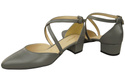 Women’s Leather Sandals  with Straps Low Heel 223 ElitaBut
