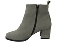 Women’s ankle boots in genuine suede leather, stable block heel, with zipper – 224 ElitaBut