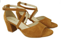 Women's shoes Sandals natural leather Suede 111 ElitaBut