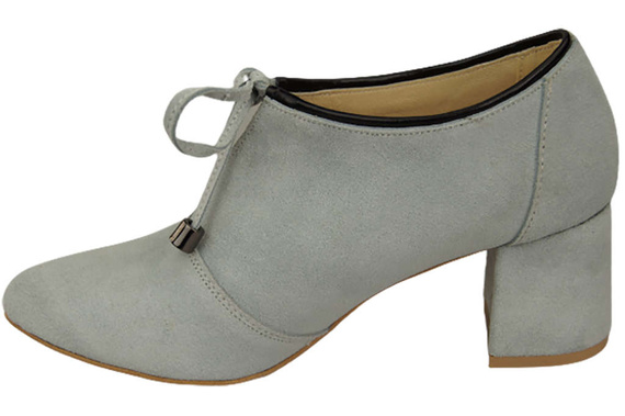 Women's shoes Low shoes Natural leather velor 183 ElitaBut