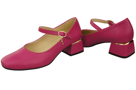 Women's shoes Pumps with a strap, natural leather 202 ElitaBut