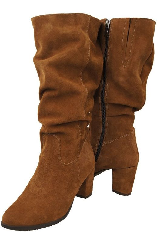 Shoes Boots Women's natural leather Velor 141 ElitaBut