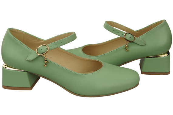 Women's shoes Pumps with a strap, natural leather 202 ElitaBut