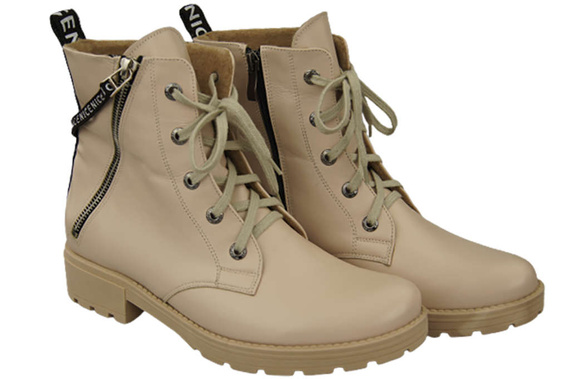 Footwear Boots Women's boots with the inscription NICE Natural Leather 173 L ElitaBut