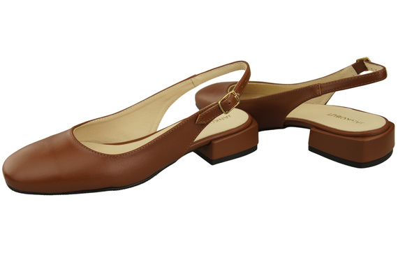 Women's Shoes Sandals Flat Heel Natural Leather 206 ElitaBut