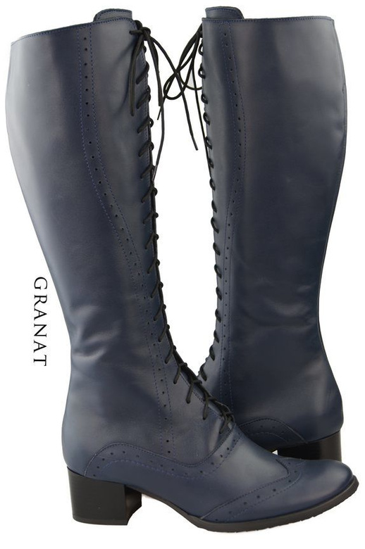 Shoes Women's boots Lace-up natural leather 595 ElitaBut