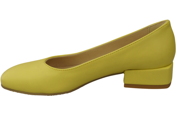 Comfortable Women's Shoes Flat Pumps, Natural Leather 204 ElitaBut