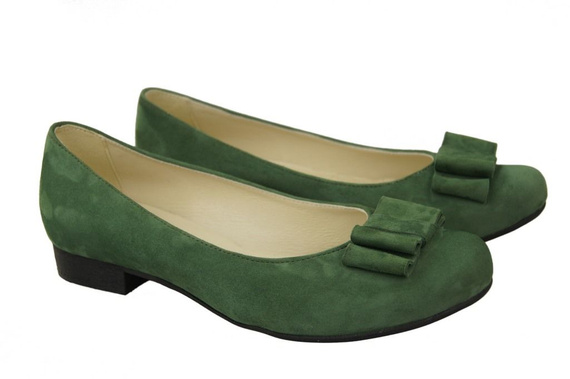 Women's Shoes Ballerinas natural leather Suede 126 ElitaBut