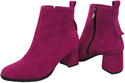 Women’s ankle boots in genuine suede leather, stable block heel, with zipper – 224 ElitaBut