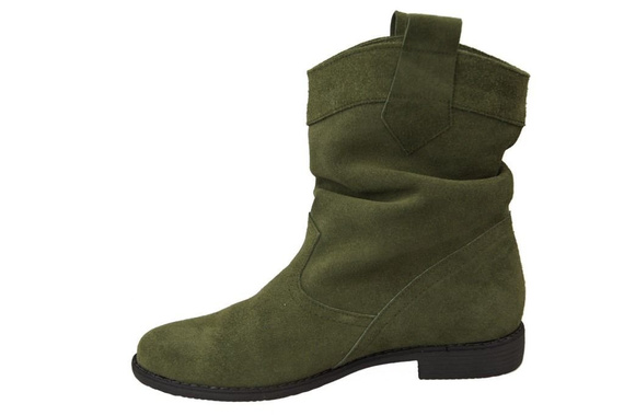 Shoes Women's boots Saszki Winter natural leather velor 117 Z ElitaBut