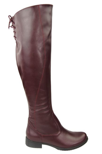 Shoes Boots Women Boots Over the knee boots Over the knee Natural Leather 121 ElitaBut