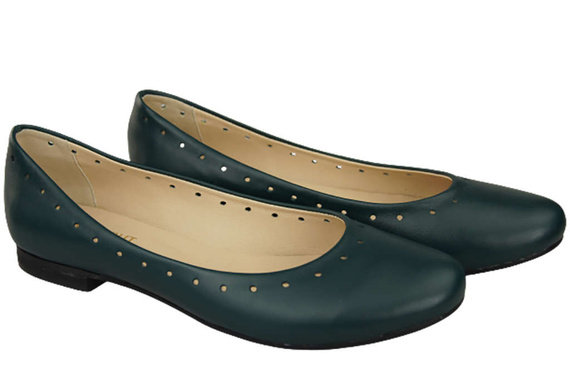 Women's Shoes Comfortable Ballerinas Natural Leather 162 ElitaBut