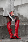 Shoes Boots Women Boots Over-the-knee boots Over-the-knee natural leather 638 ElitaBut