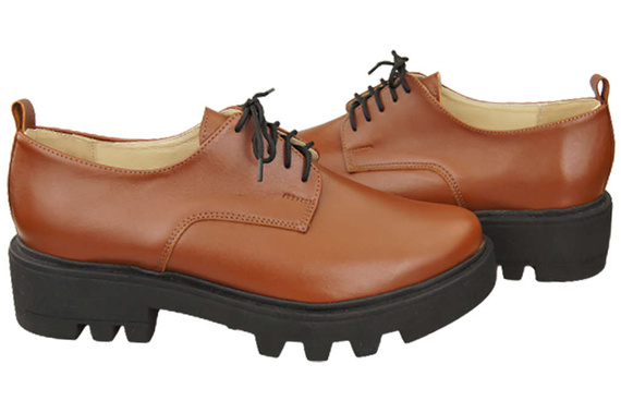 Women's shoes Lace-up leather Natural 180 ElitaBut