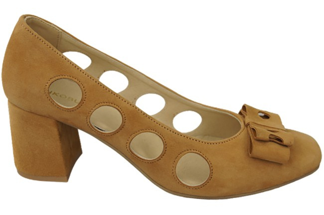 Women's shoes Pumps Natural leather suede 182 ElitaBut