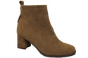 Women’s ankle boots in genuine suede leather, stable block heel, with zipper – 224 ElitaBut