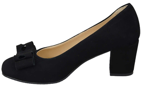 Women's shoes Pumps Natural leather suede 163 ElitaBut