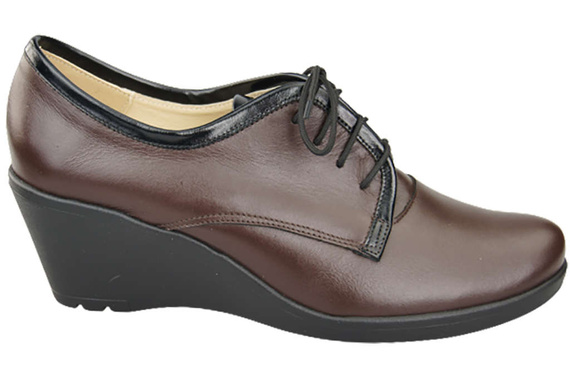 Shoes Women's Brogues On Wedge Natural leather 181 ElitaBut