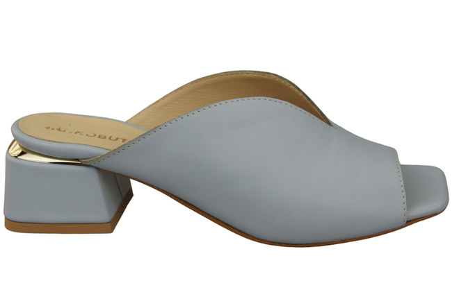 Women's Shoes High-Heeled Flip-Flops Natural Leather 210 ElitaBut