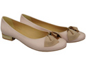 Women's Ballerinas Shoes Natural Leather 894 ElitaBut