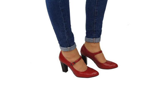 Women's shoes Pumps natural leather 958 ElitaBut