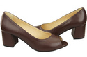 Women's Shoes PEEP TOE Natural leather 192 ElitaBut
