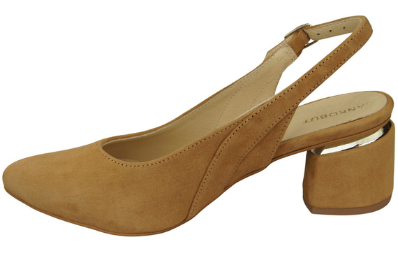 Women's Sandals in Natural Suede Leather - Elegance and Comfort 196 Z ElitaBut