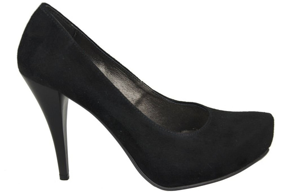 Women's shoes Pumps Natural leather Suede 644 ElitaBut