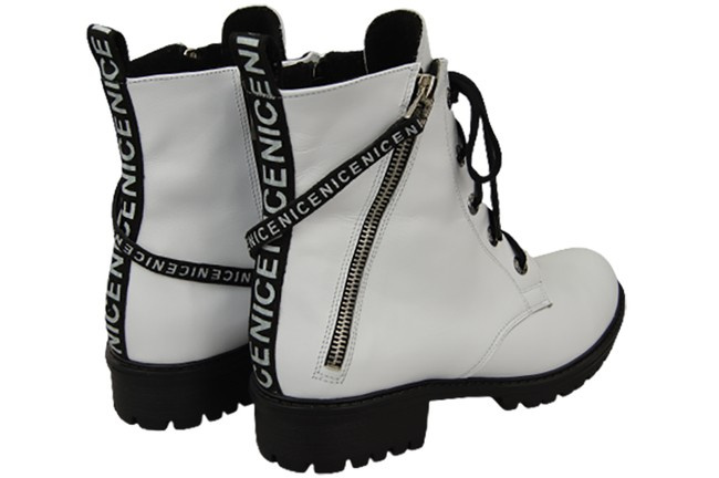 Footwear Boots Women's boots with the inscription NICE Natural Leather 173 Z ElitaBut