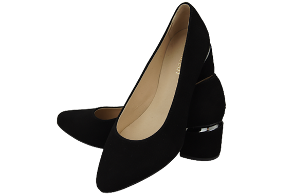 Women's footwear Women's pumps Suede leather 143 ElitaBut