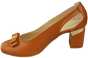 Shoes Women's pumps in Natural Leather with Decorative Heel 199 ElitaBut
