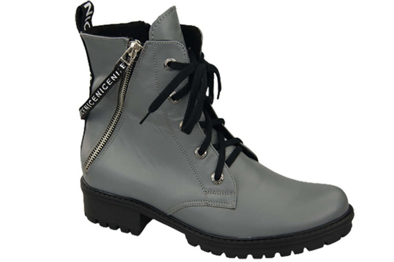 Footwear Boots Women's boots with the inscription NICE Natural Leather 173 Z ElitaBut