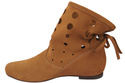 Shoes Boots Women's natural leather velor 160 ElitaBut