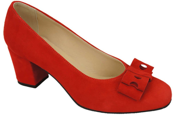 Women's shoes Pumps Natural leather suede 163 ElitaBut