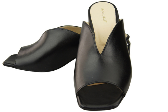 Women's Shoes High-Heeled Flip-Flops Natural Leather 210 ElitaBut