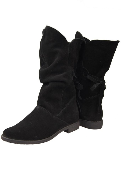 Shoes Women's boots Winter natural leather velor 999 Z ElitaBut