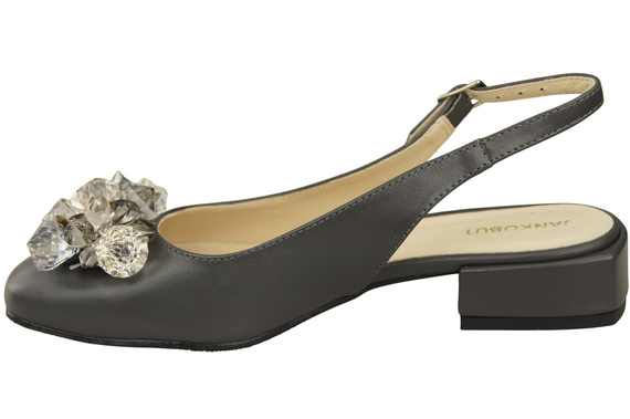 Women's Shoes Sandals with Crystals Natural Leather 215 ElitaBut