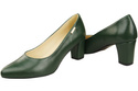 Classic Smooth Pumps Shoes Women's Black Natural Leather 213 ElitaBut