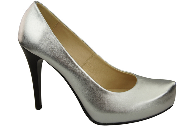 Women's shoes Pumps High heels natural leather 205 ElitaBut