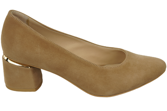 Women's footwear Women's pumps Suede leather 143 ElitaBut