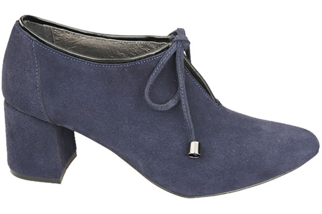 Women's shoes Low shoes Natural leather velor 183 ElitaBut